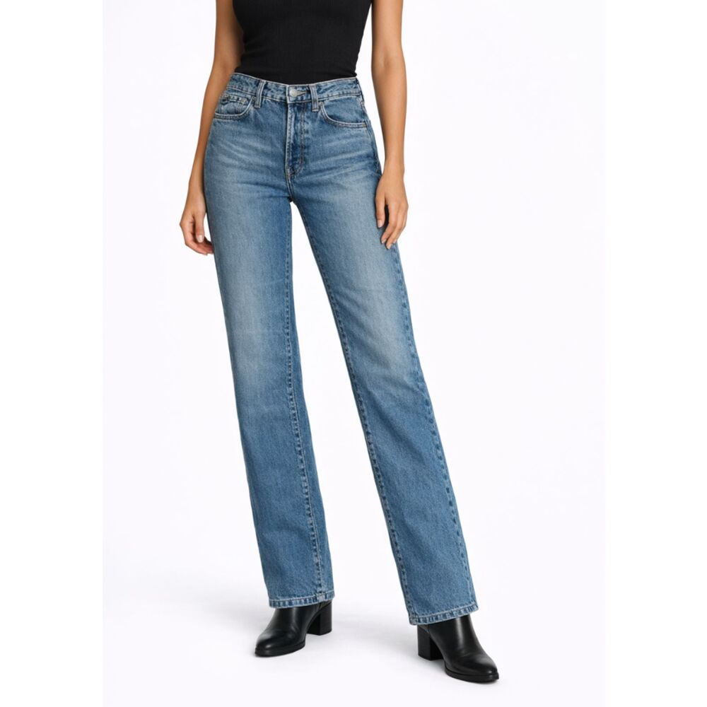 Adriano Goldschmied AG Alexxis Jeans Women’s‎ 25 Blue High Rise Straight Vintage